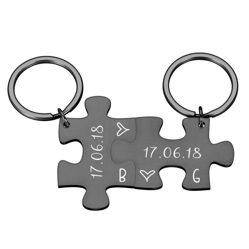 Porte-Clé Couple Puzzle