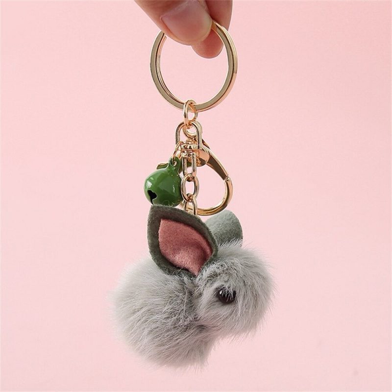 Porte-Clé Lapin Fourrure