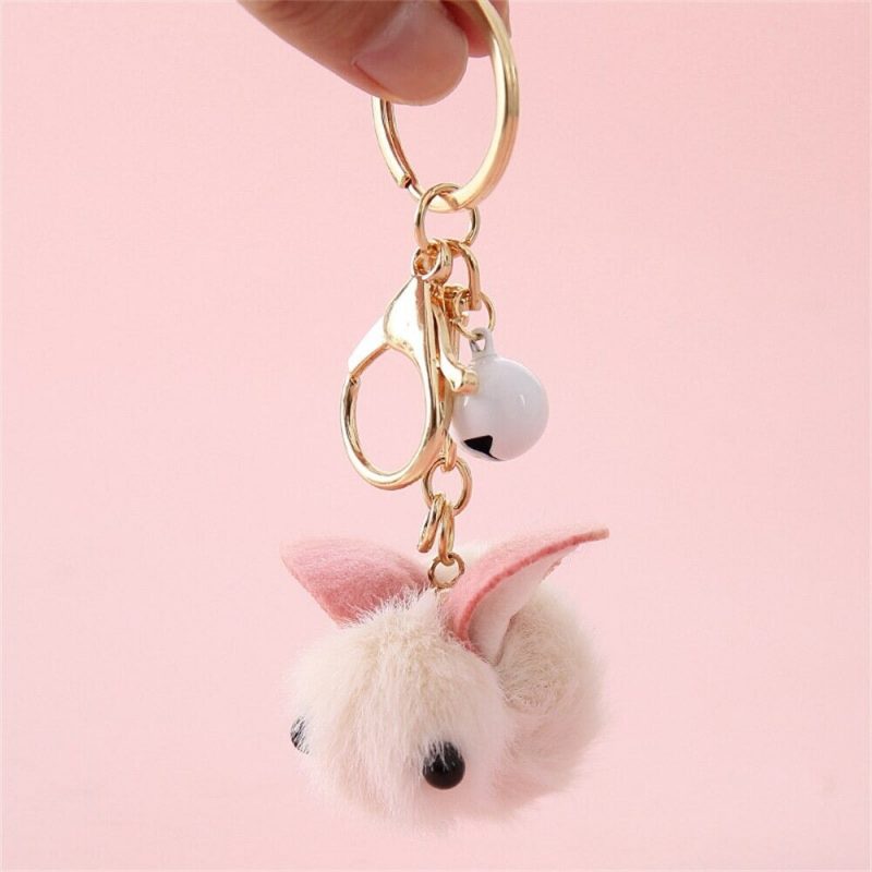 Porte-Clé Lapin Fourrure