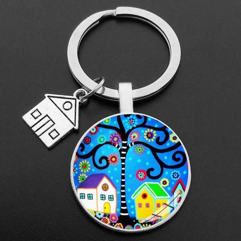 Porte Clef Maison Femme