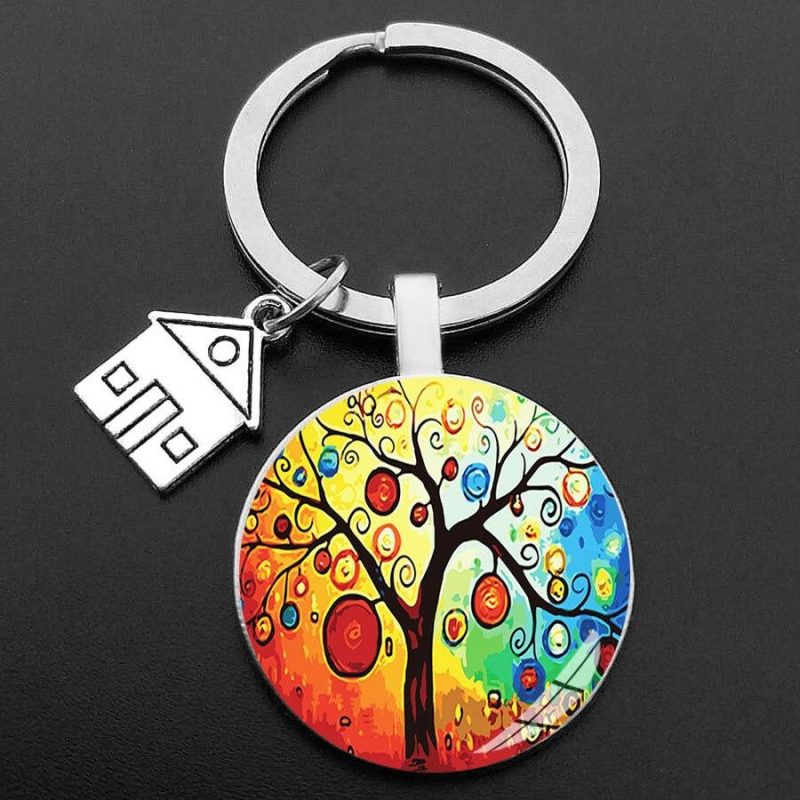 Porte Clef Maison Femme