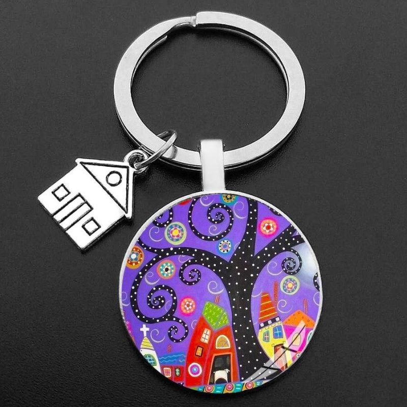Porte Clef Maison Femme