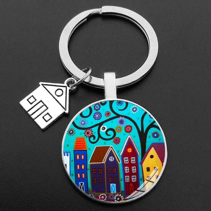 Porte Clef Maison Femme