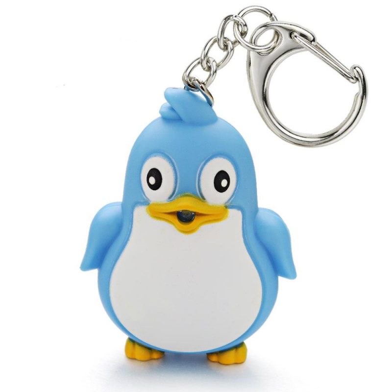 Porte-Clé Pingouin lumineux