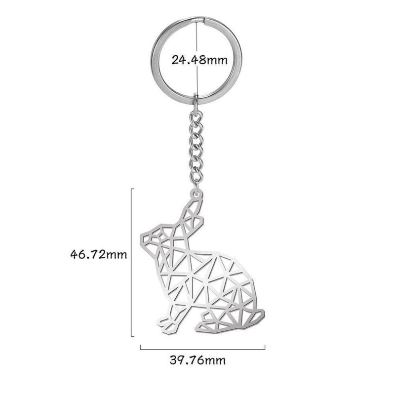 Porte-Clé Origami lapin