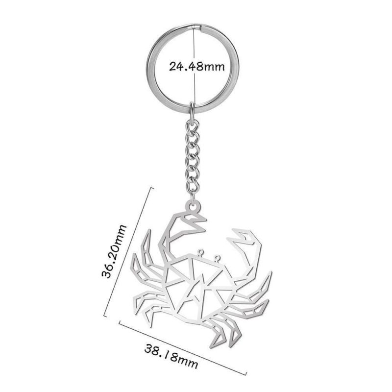 Porte-Clé Origami crabe
