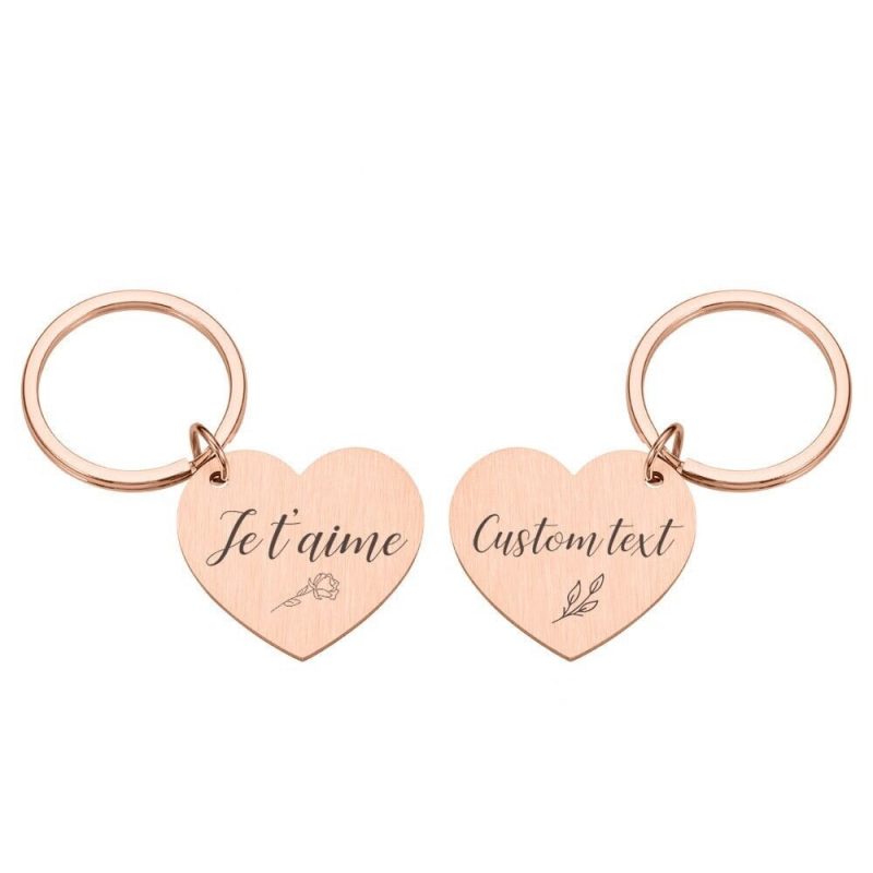 Porte-Clé Personnalisé Saint Valentin