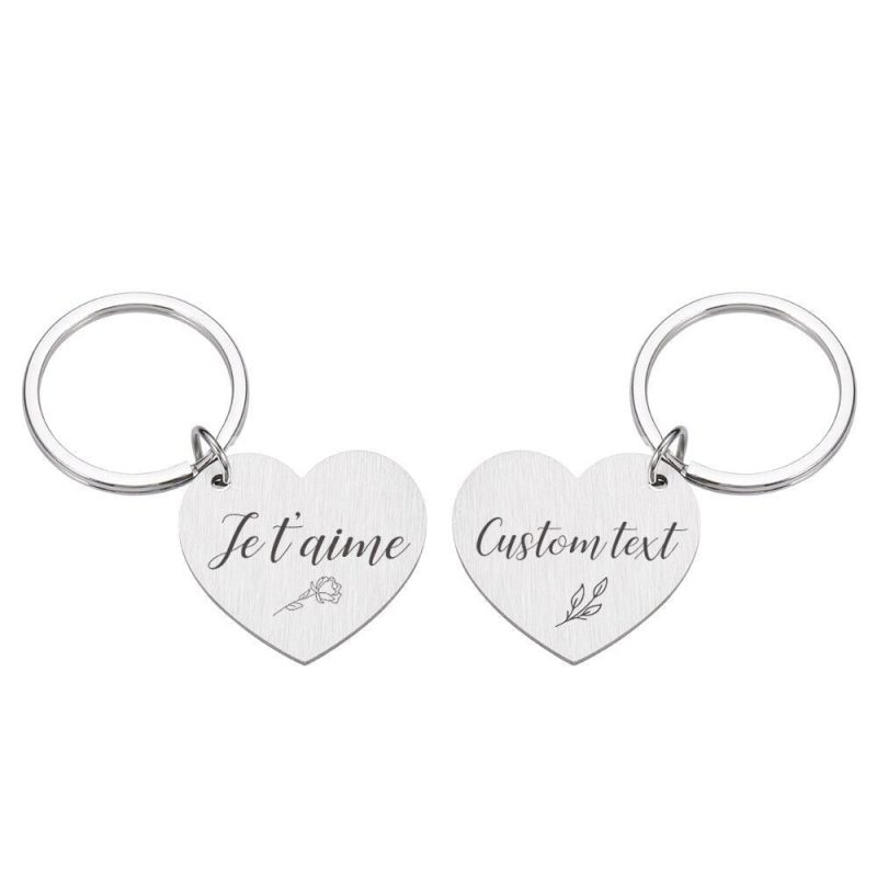 Porte-Clé Personnalisé Saint Valentin