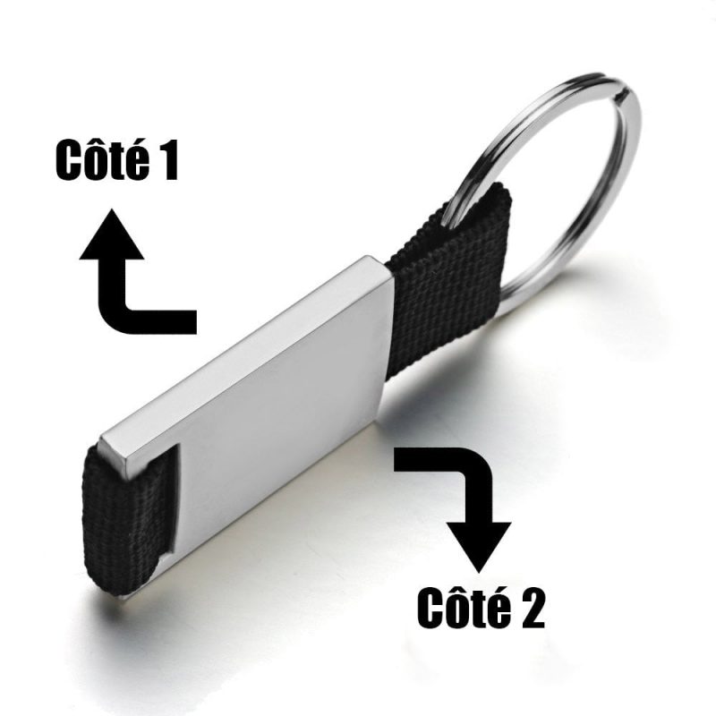 Porte-Clé Personnalisé Texte