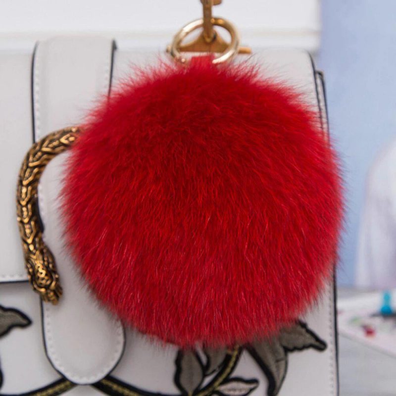 Porte-Clé Gros Pompon fourrure