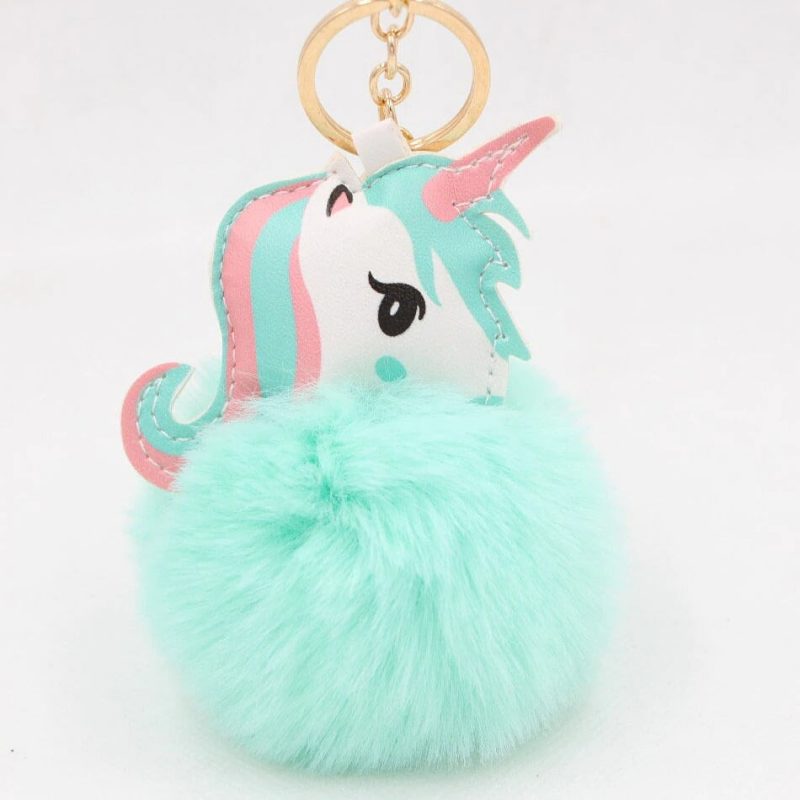 Porte-Clé Pompon Licorne