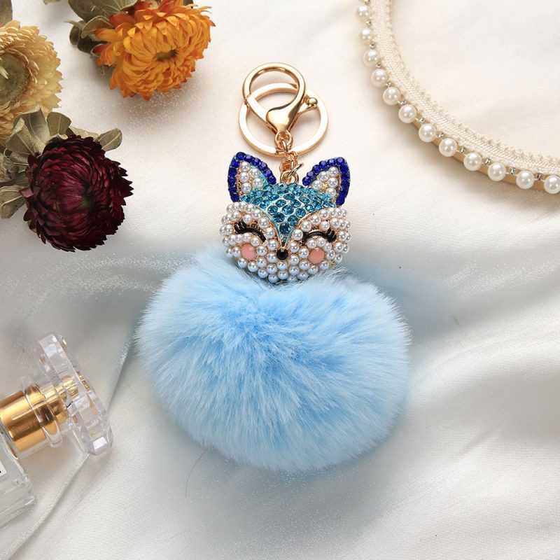 Porte-Clé Pompon Renard
