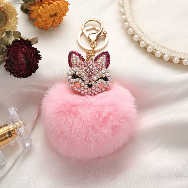 Porte-Clé Pompon Renard